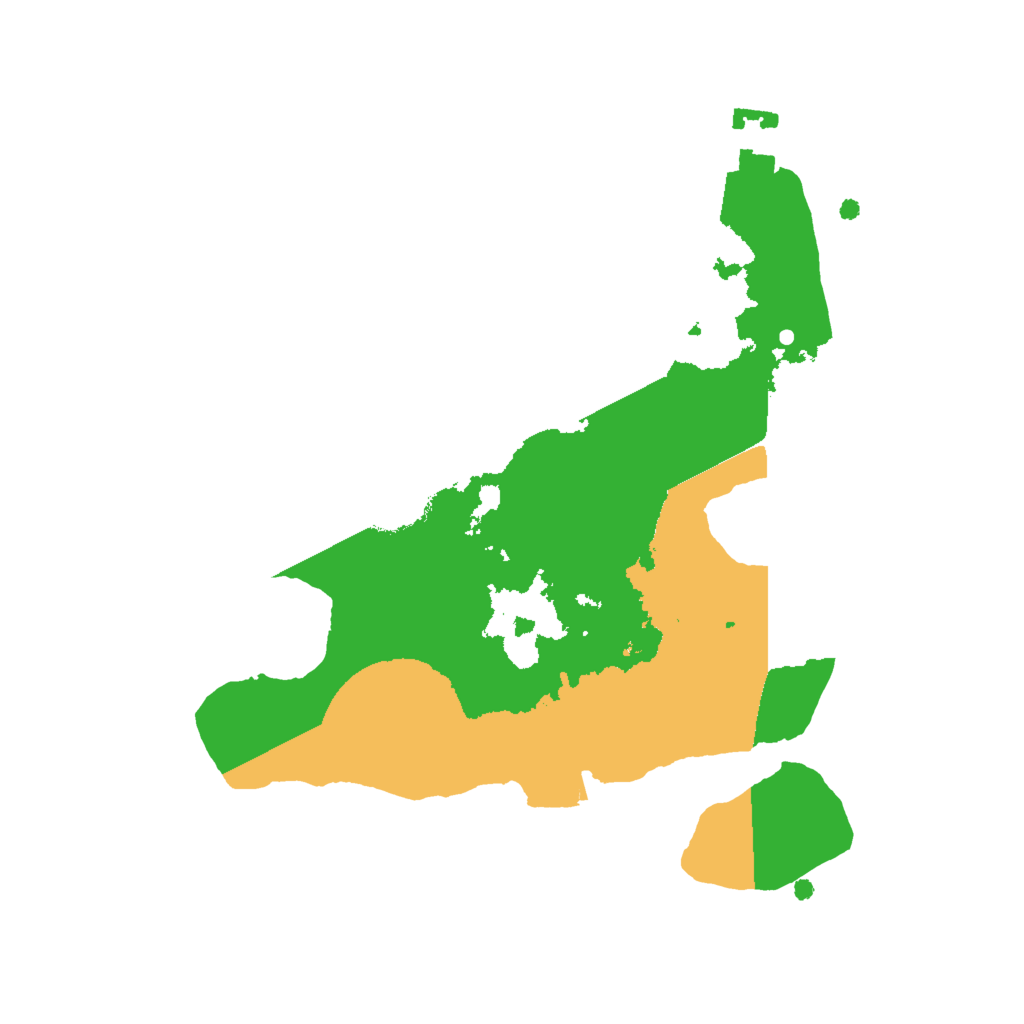 Biome Rust Map: Procedural Map, Size: 2000, Seed: 812739715