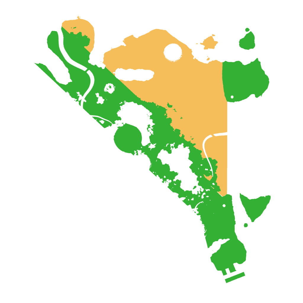 Biome Rust Map: Procedural Map, Size: 3000, Seed: 1077618011