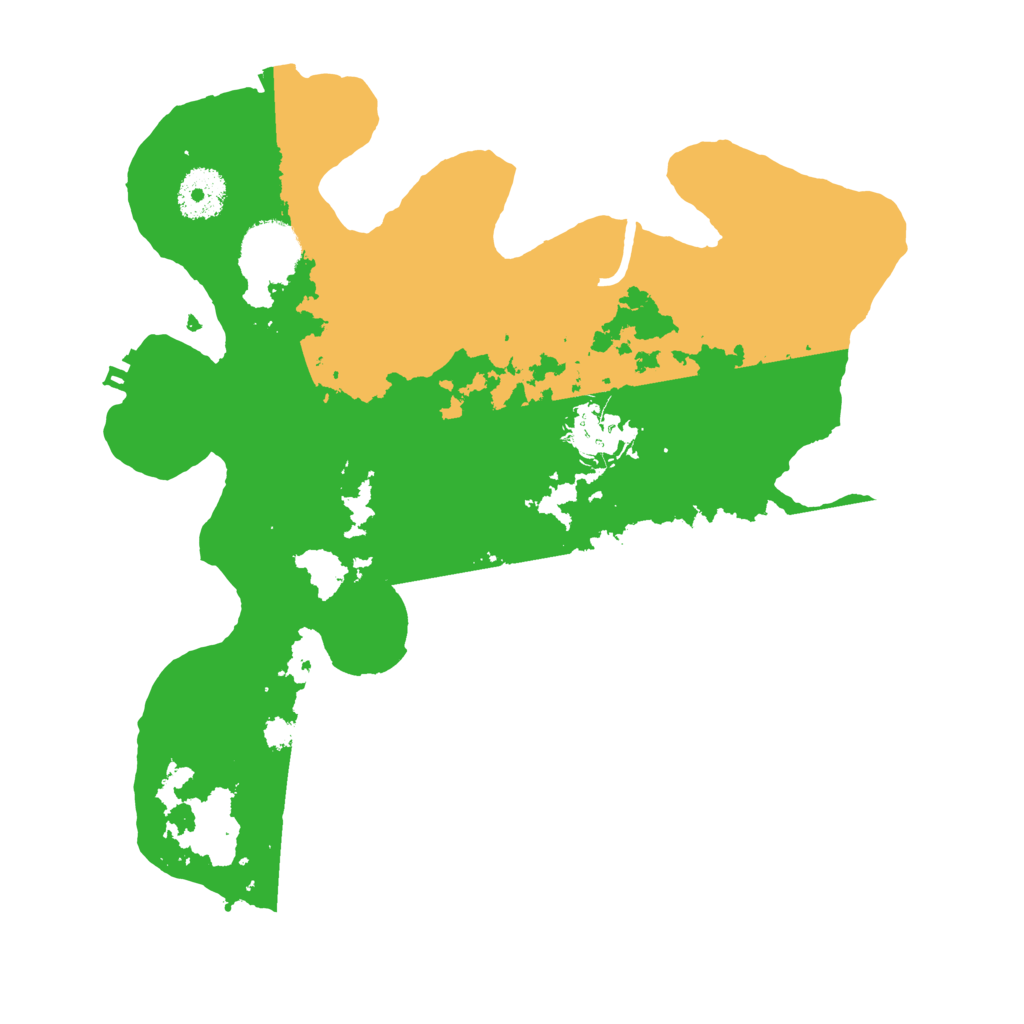 Biome Rust Map: Procedural Map, Size: 3100, Seed: 77