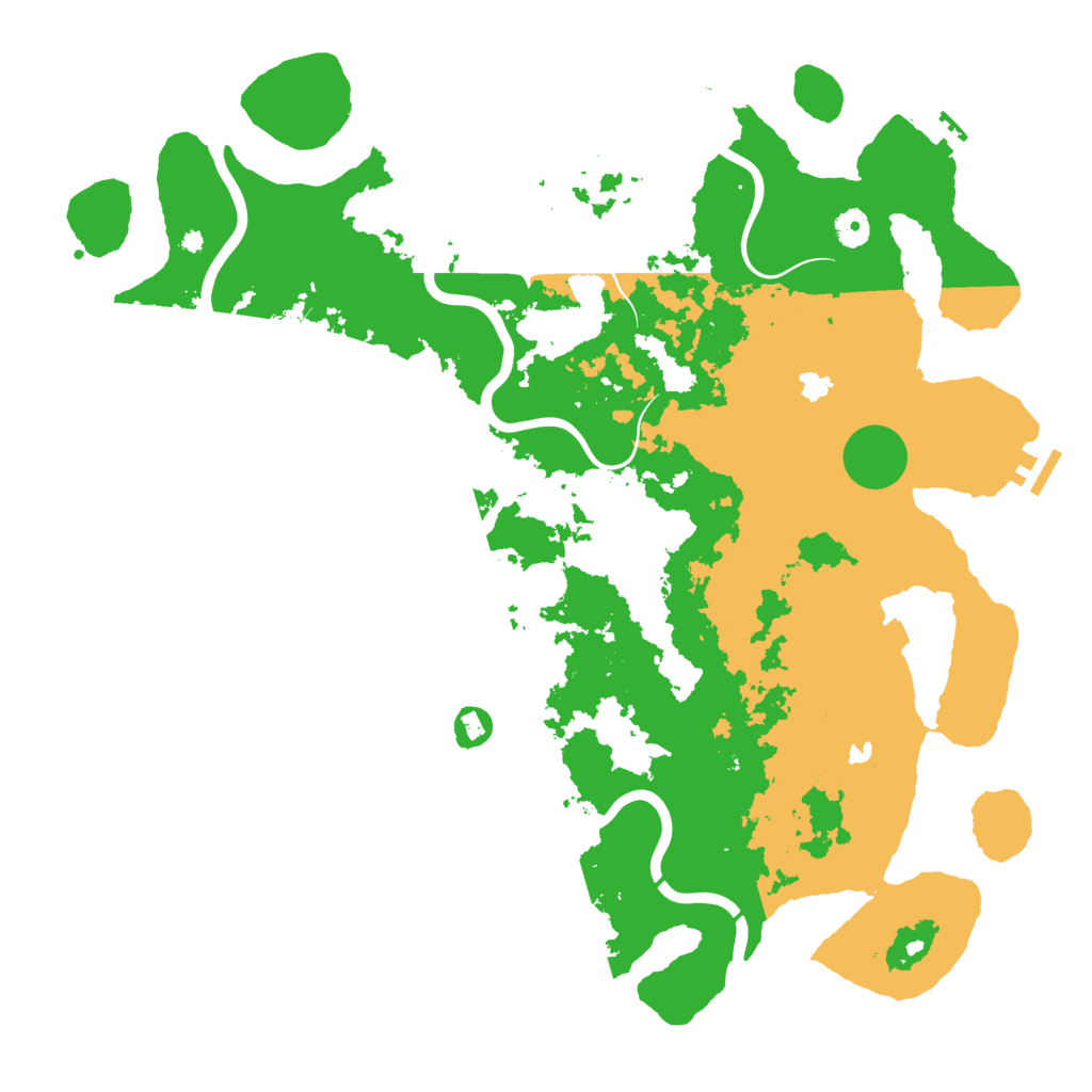 Biome Rust Map: Procedural Map, Size: 4500, Seed: 1548158947