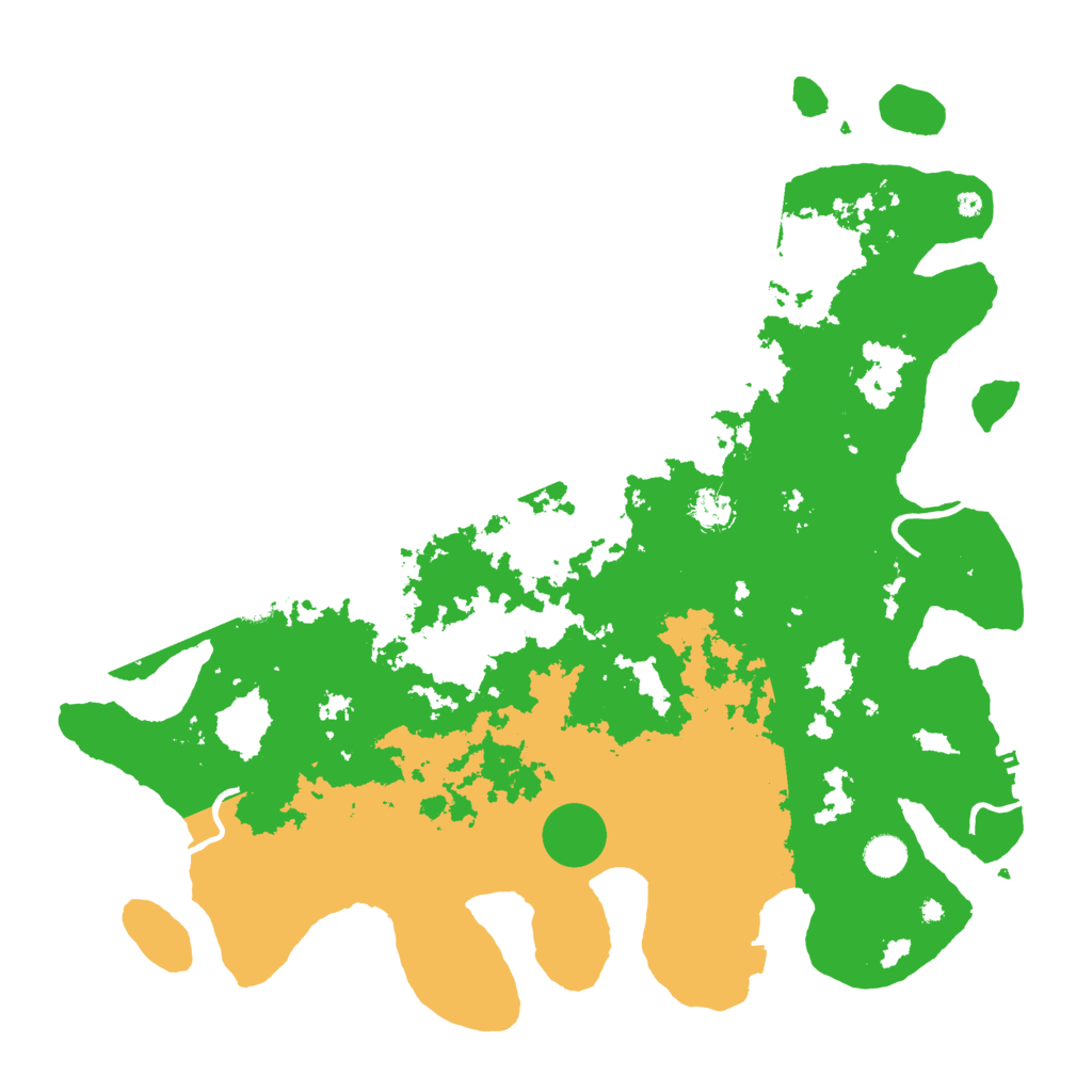 Biome Rust Map: Procedural Map, Size: 4500, Seed: 564412097