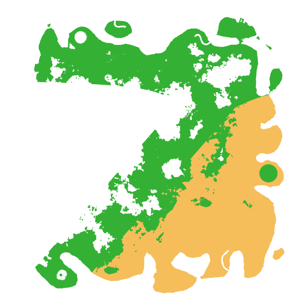 Biome Rust Map: Procedural Map, Size: 4500, Seed: 295735596