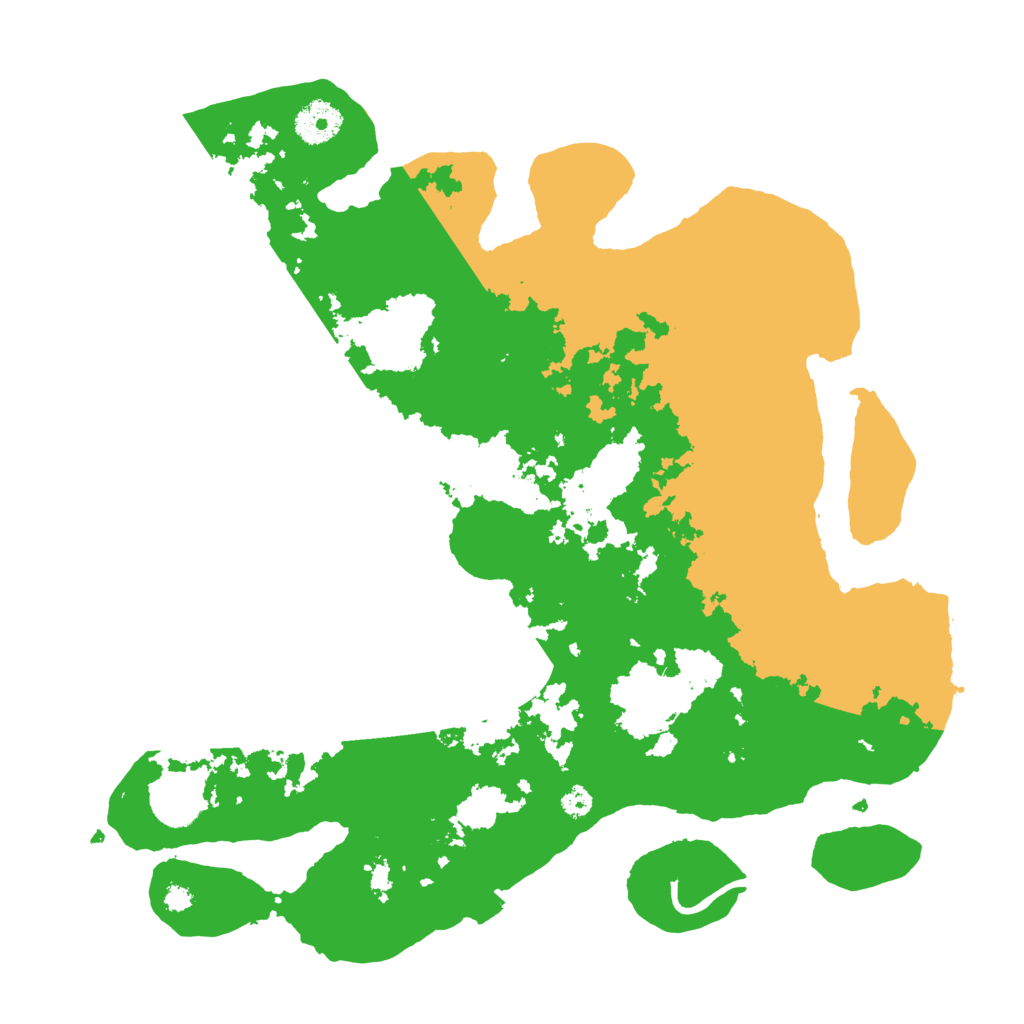 Biome Rust Map: Procedural Map, Size: 3500, Seed: 450398848