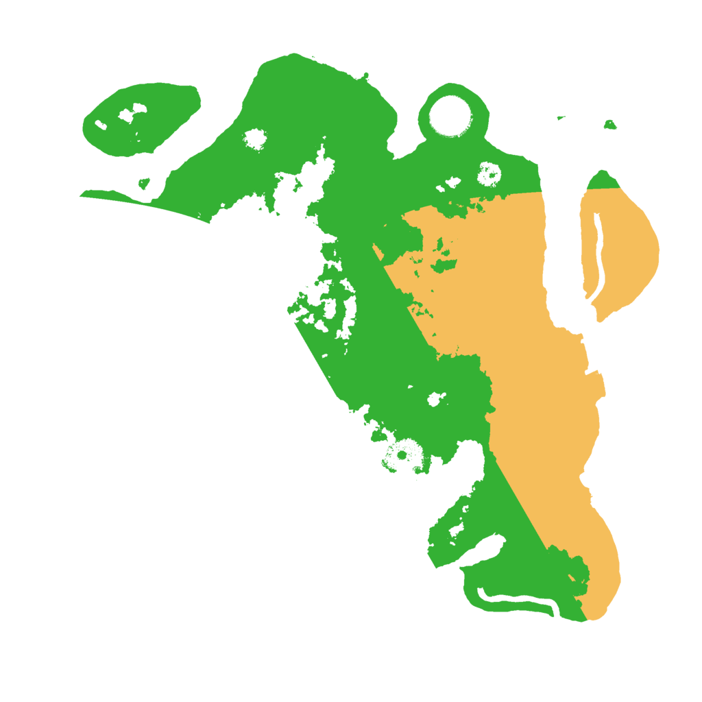 Biome Rust Map: Procedural Map, Size: 3000, Seed: 41495