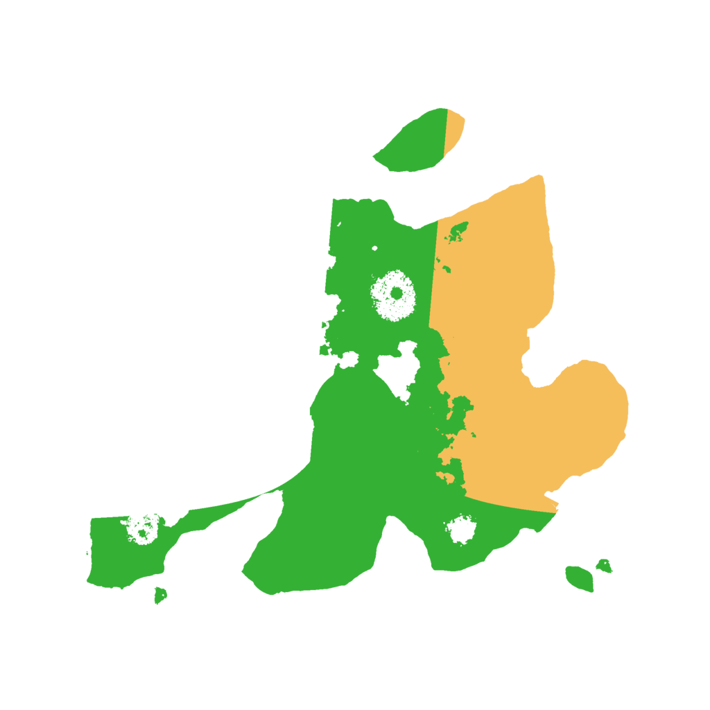 Biome Rust Map: Procedural Map, Size: 2300, Seed: 51251