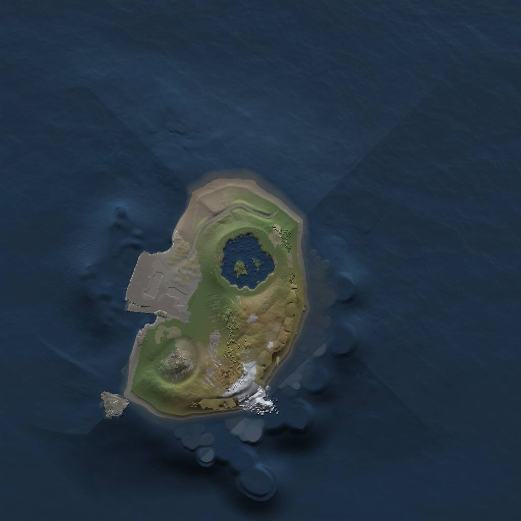 Rust Map: Procedural Map, Size: 1000, Seed: 147924948, 1 Monuments