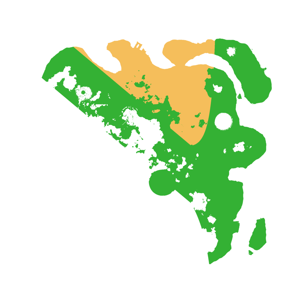 Biome Rust Map: Procedural Map, Size: 3000, Seed: 848816682