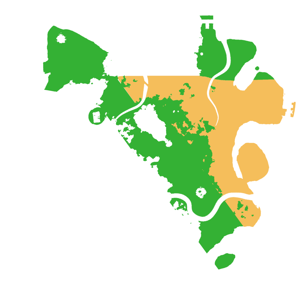 Biome Rust Map: Procedural Map, Size: 3000, Seed: 371007782