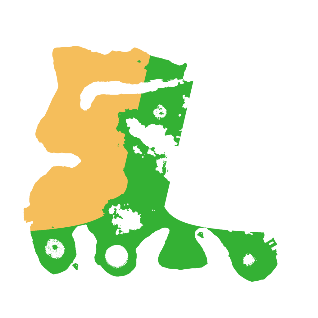 Biome Rust Map: Procedural Map, Size: 2500, Seed: 519780022