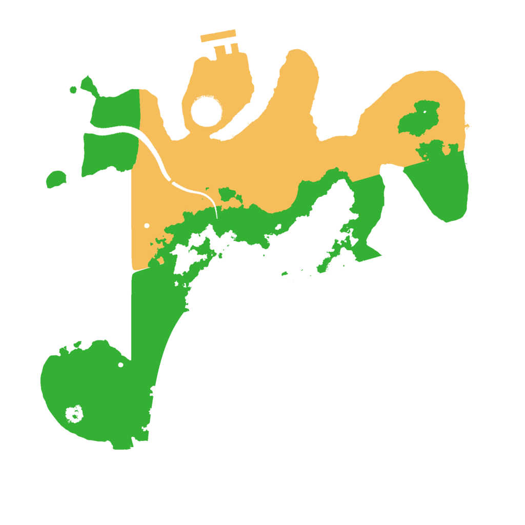 Biome Rust Map: Procedural Map, Size: 3000, Seed: 445271406