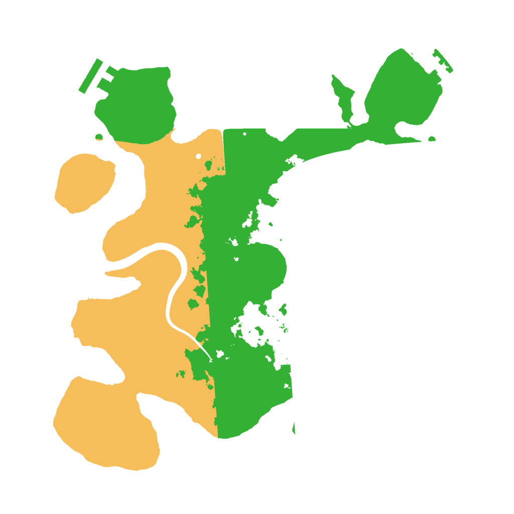 Biome Rust Map: Procedural Map, Size: 2800, Seed: 2860