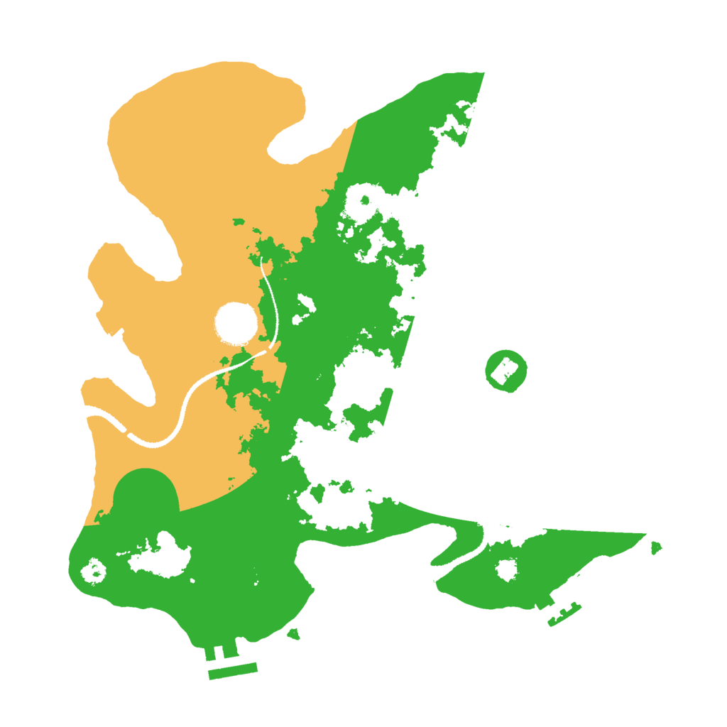 Biome Rust Map: Procedural Map, Size: 3000, Seed: 32302