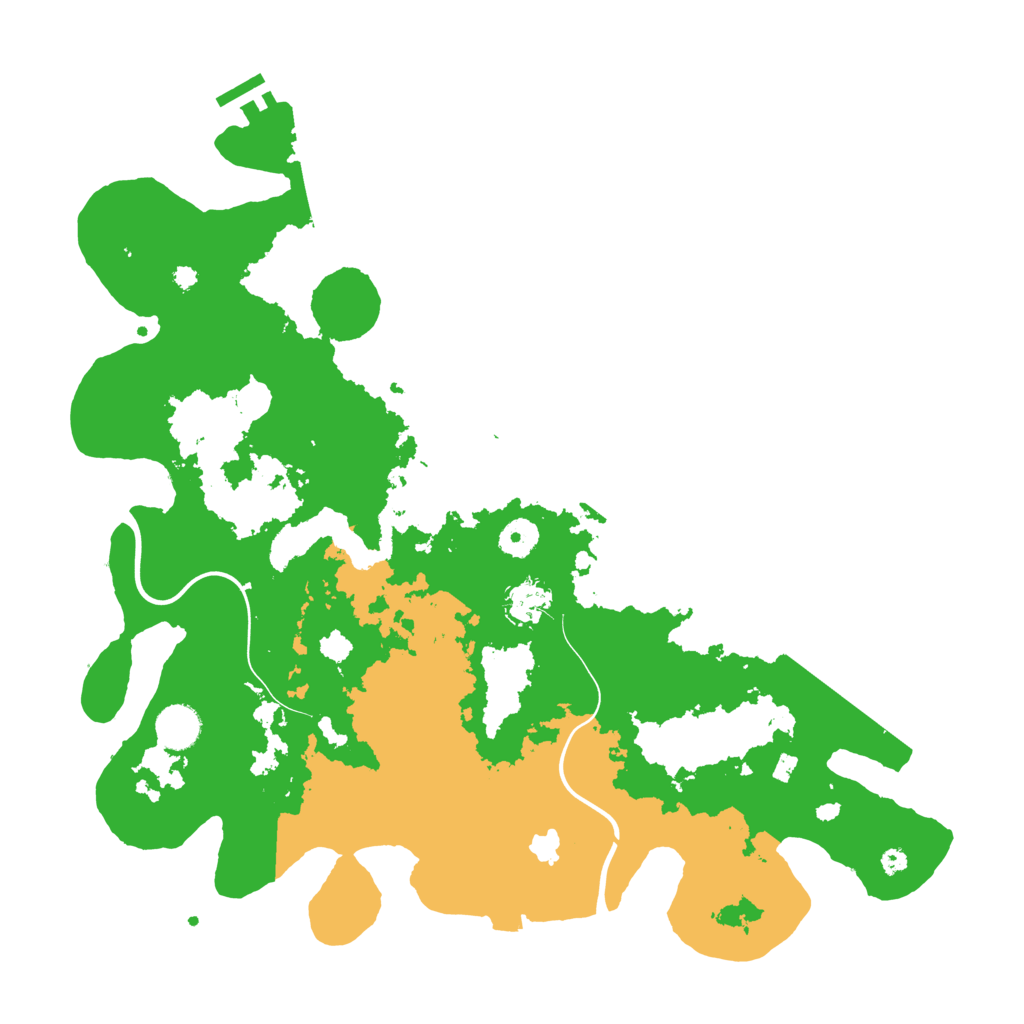 Biome Rust Map: Procedural Map, Size: 4000, Seed: 1333157450