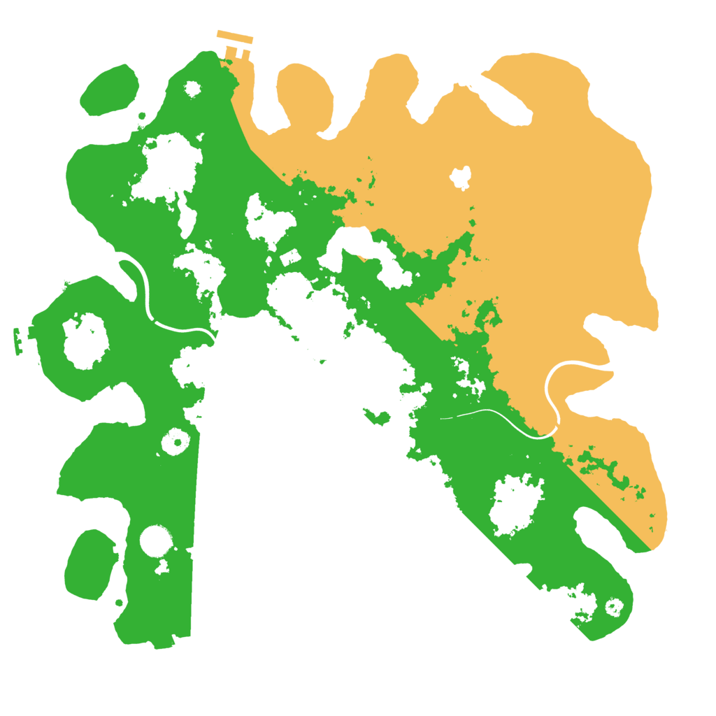 Biome Rust Map: Procedural Map, Size: 4000, Seed: 8713