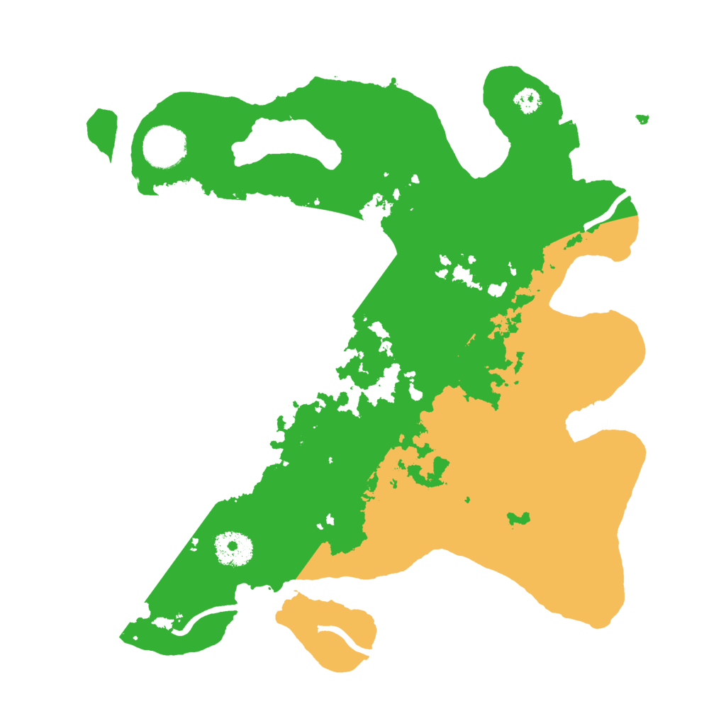 Biome Rust Map: Procedural Map, Size: 3000, Seed: 23003