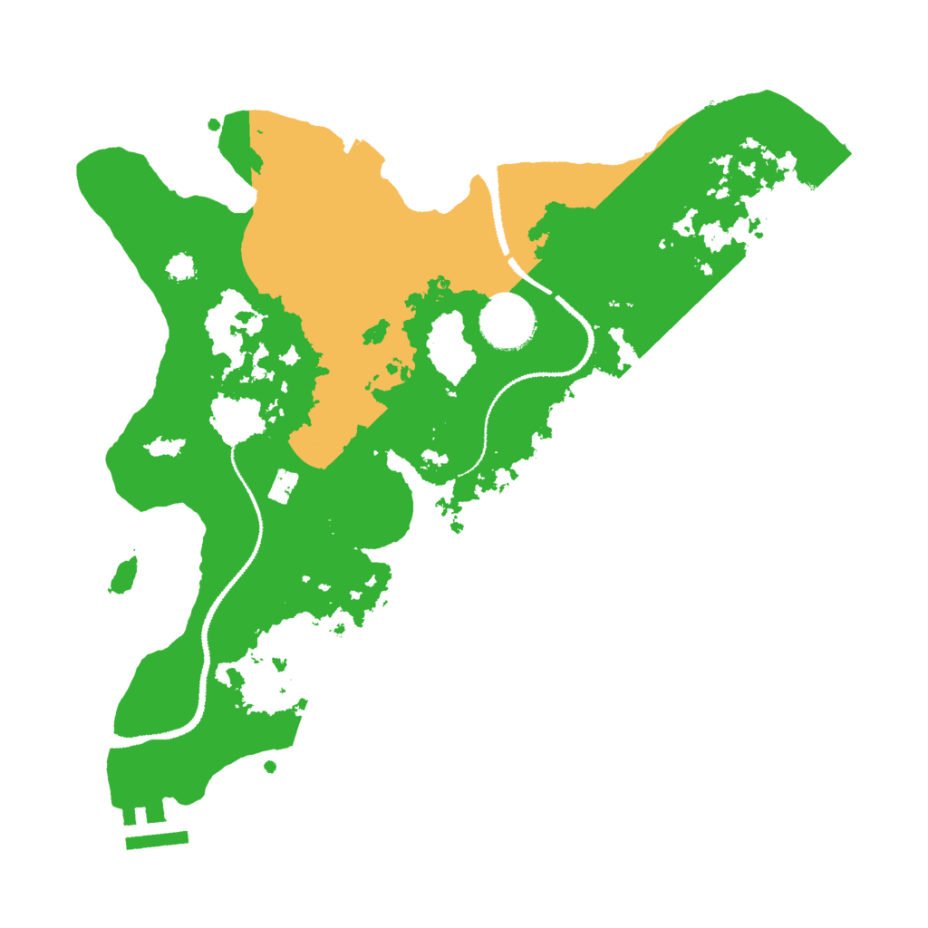 Biome Rust Map: Procedural Map, Size: 3000, Seed: 1448099435
