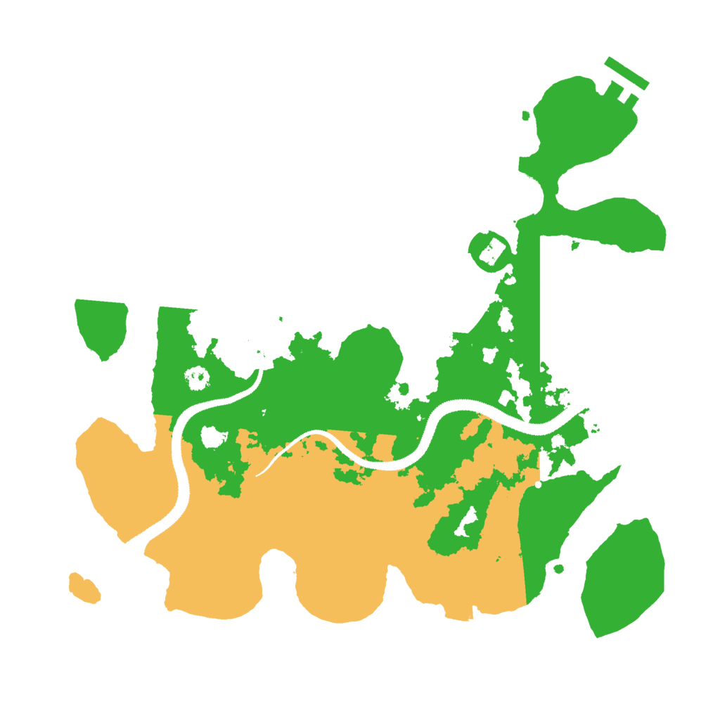 Biome Rust Map: Procedural Map, Size: 3000, Seed: 14181