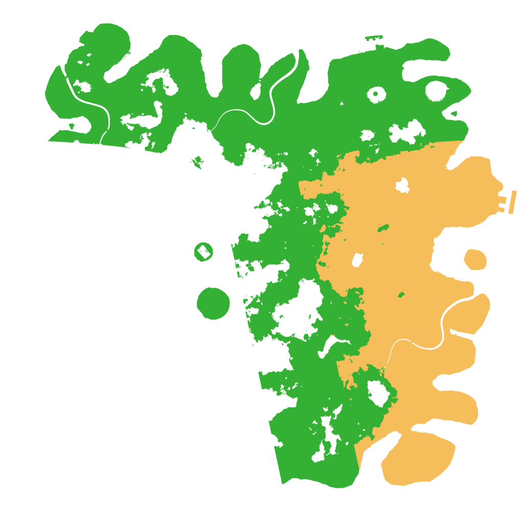 Biome Rust Map: Procedural Map, Size: 4500, Seed: 957201966