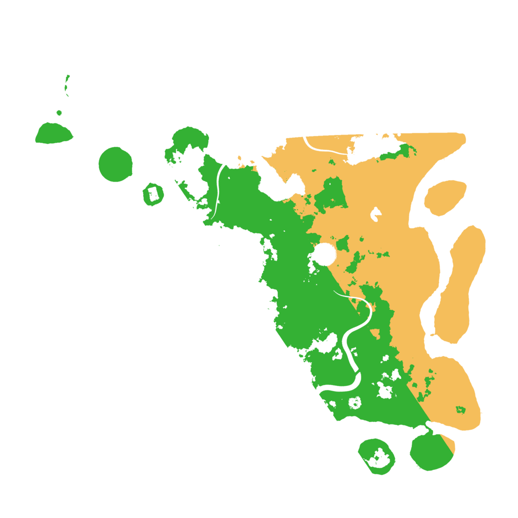 Biome Rust Map: Procedural Map, Size: 4096, Seed: 1235497