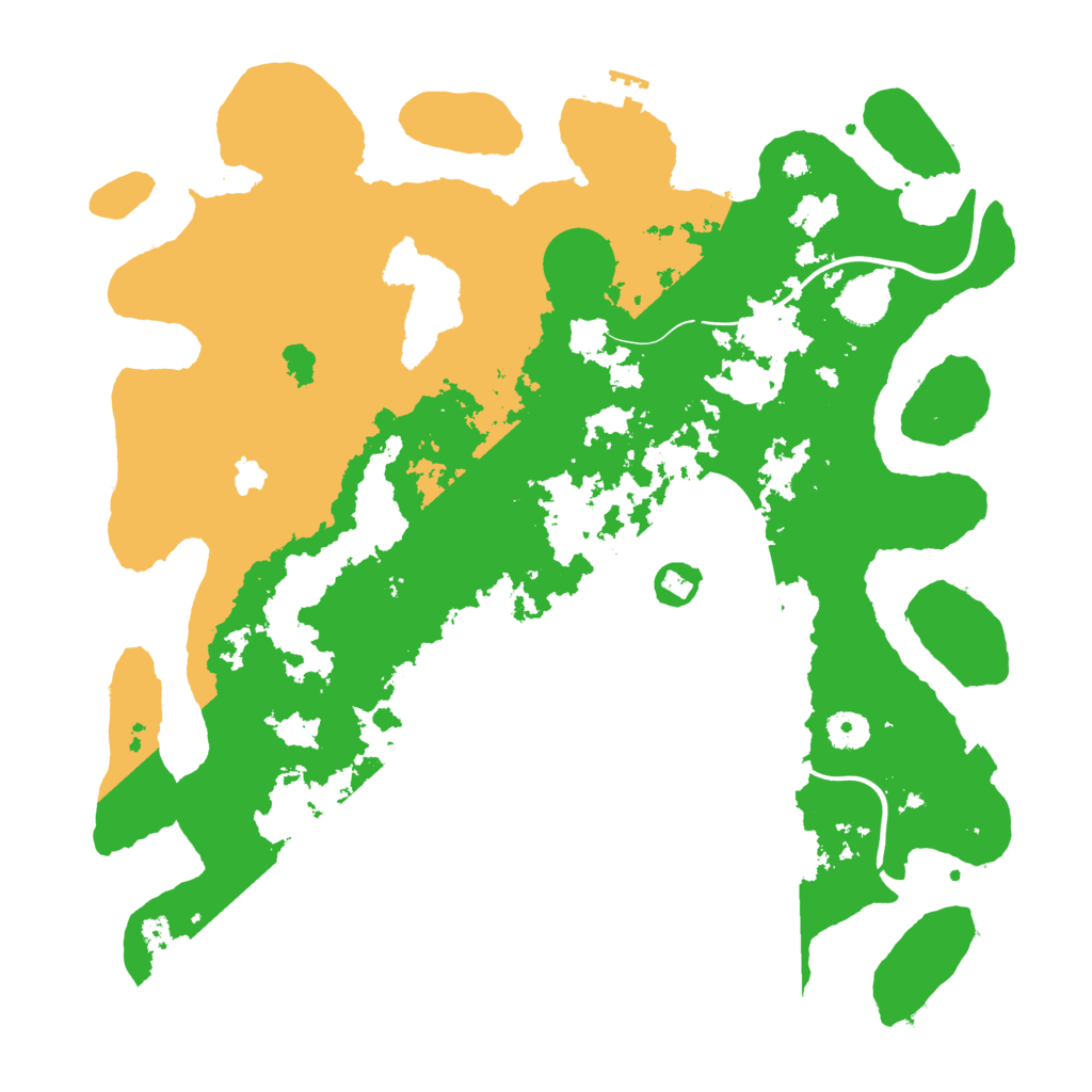 Biome Rust Map: Procedural Map, Size: 4000, Seed: 877258578
