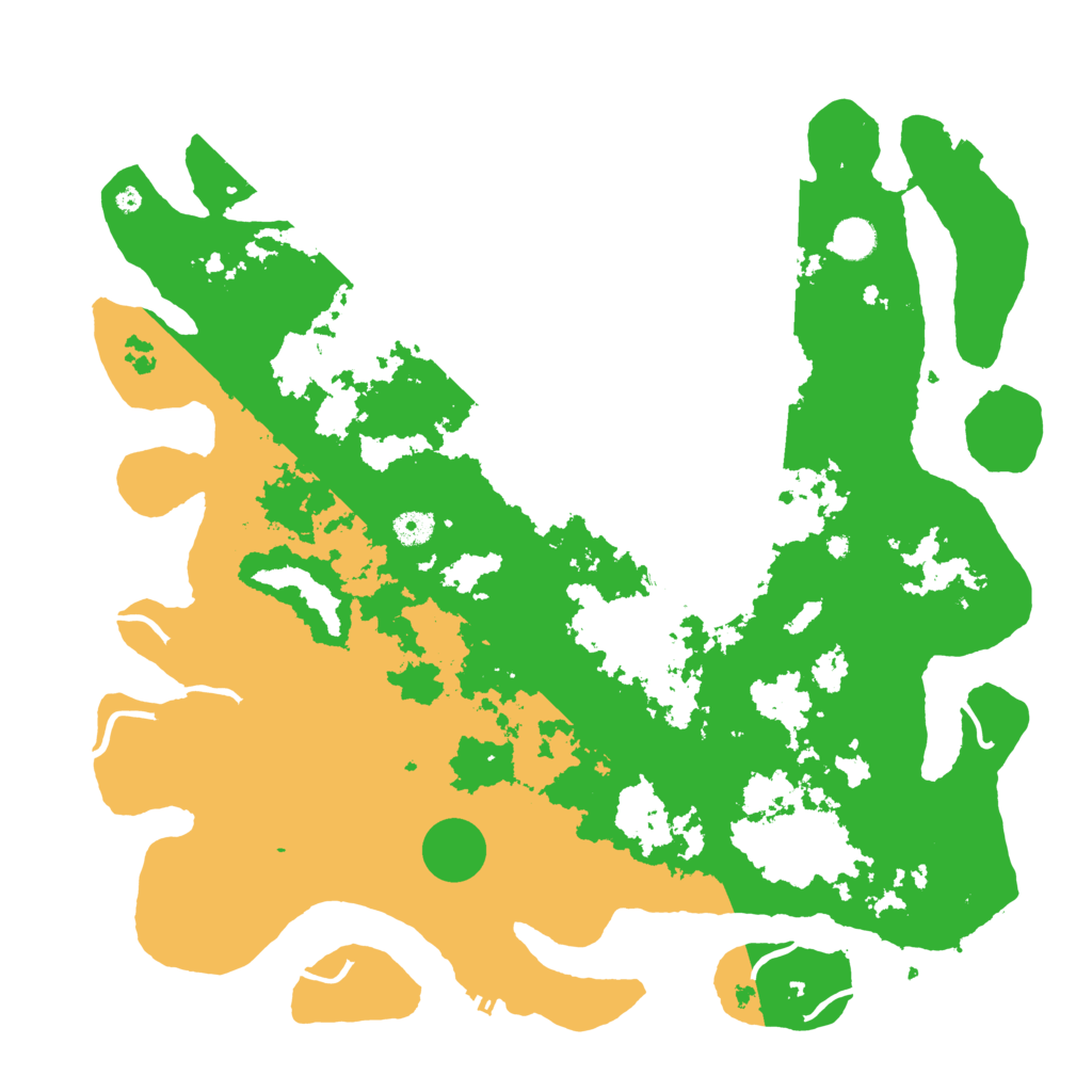 Biome Rust Map: Procedural Map, Size: 4500, Seed: 890243719