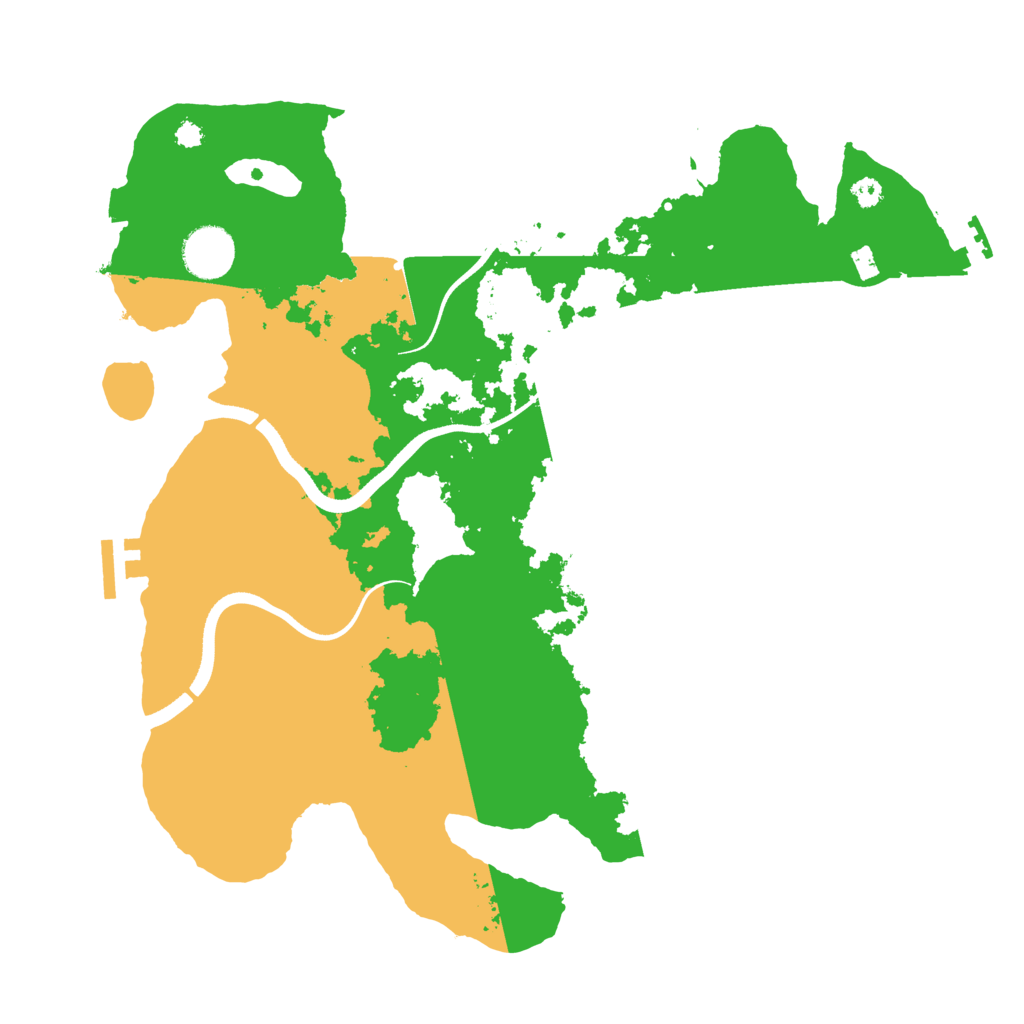 Biome Rust Map: Procedural Map, Size: 3500, Seed: 835495168