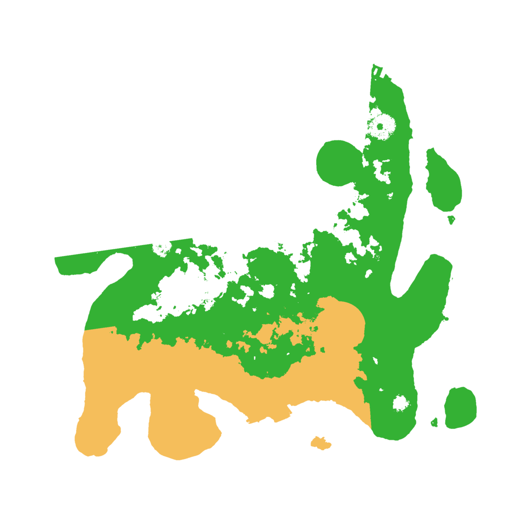 Biome Rust Map: Procedural Map, Size: 3000, Seed: 456984152