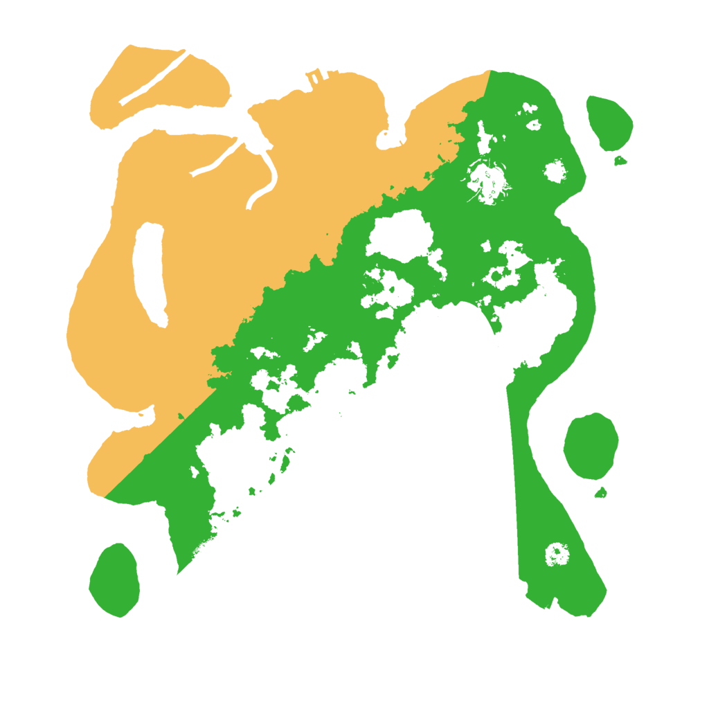 Biome Rust Map: Procedural Map, Size: 3000, Seed: 3583633