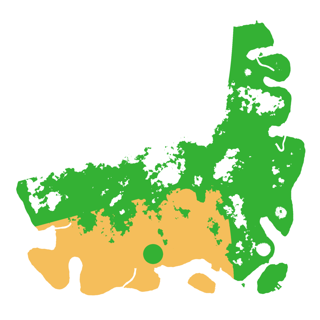 Biome Rust Map: Procedural Map, Size: 4250, Seed: 3324