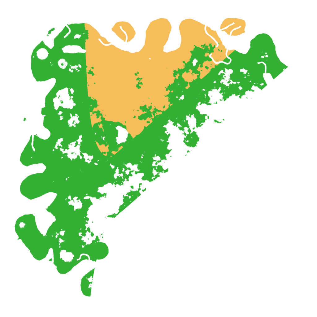 Biome Rust Map: Procedural Map, Size: 5000, Seed: 61246419