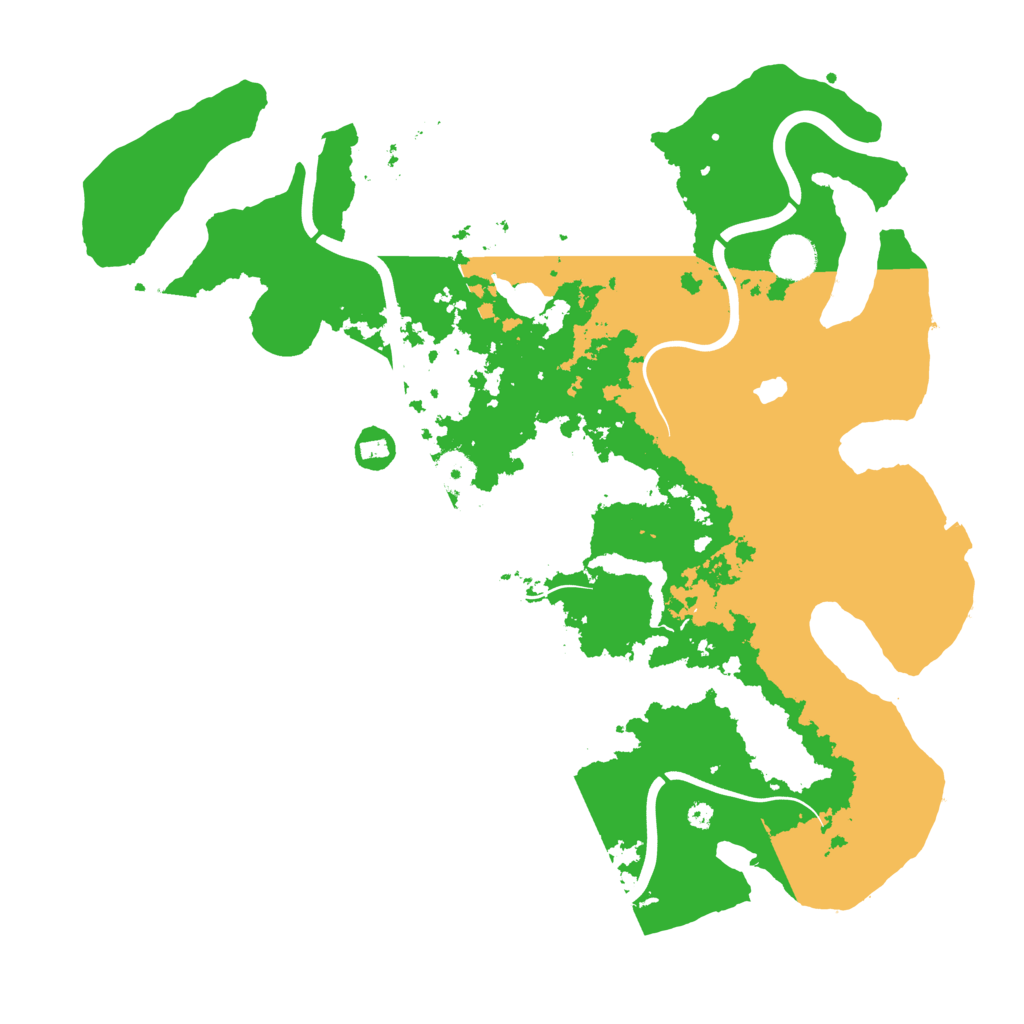 Biome Rust Map: Procedural Map, Size: 4000, Seed: 130869