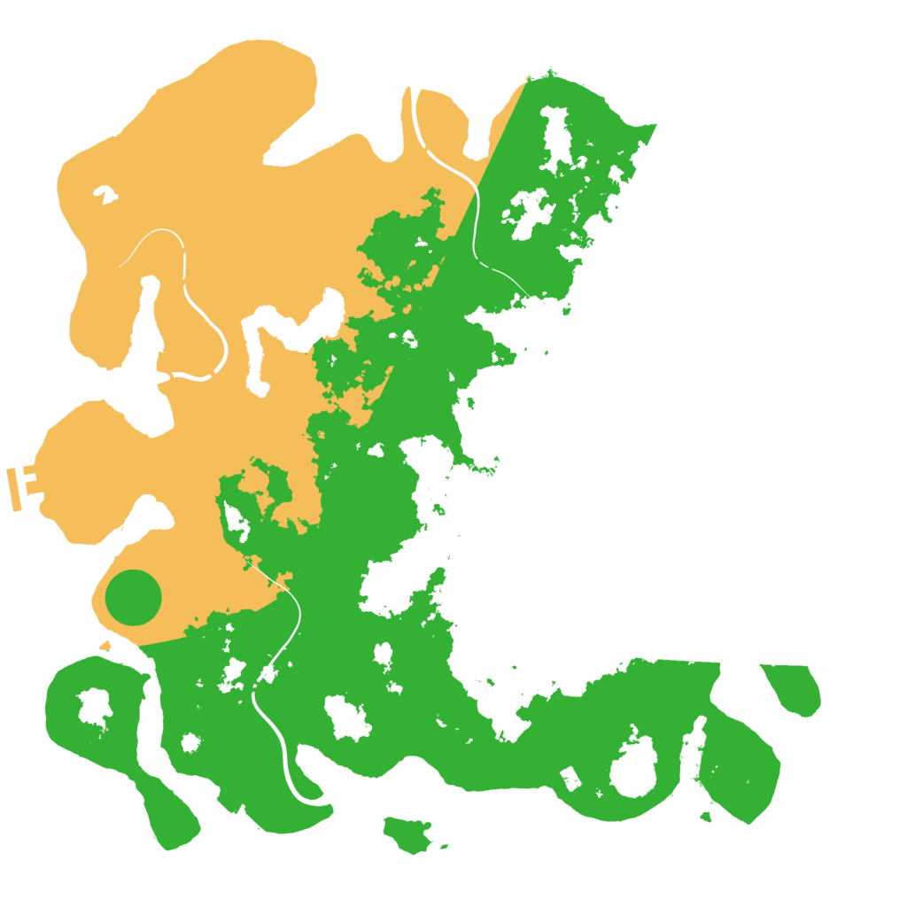 Biome Rust Map: Procedural Map, Size: 4250, Seed: 1273639192