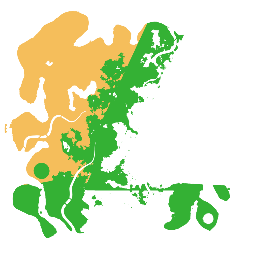 Biome Rust Map: Procedural Map, Size: 4250, Seed: 1273639192