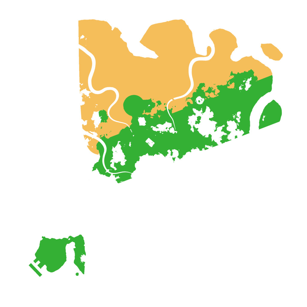 Biome Rust Map: Procedural Map, Size: 3850, Seed: 110856942