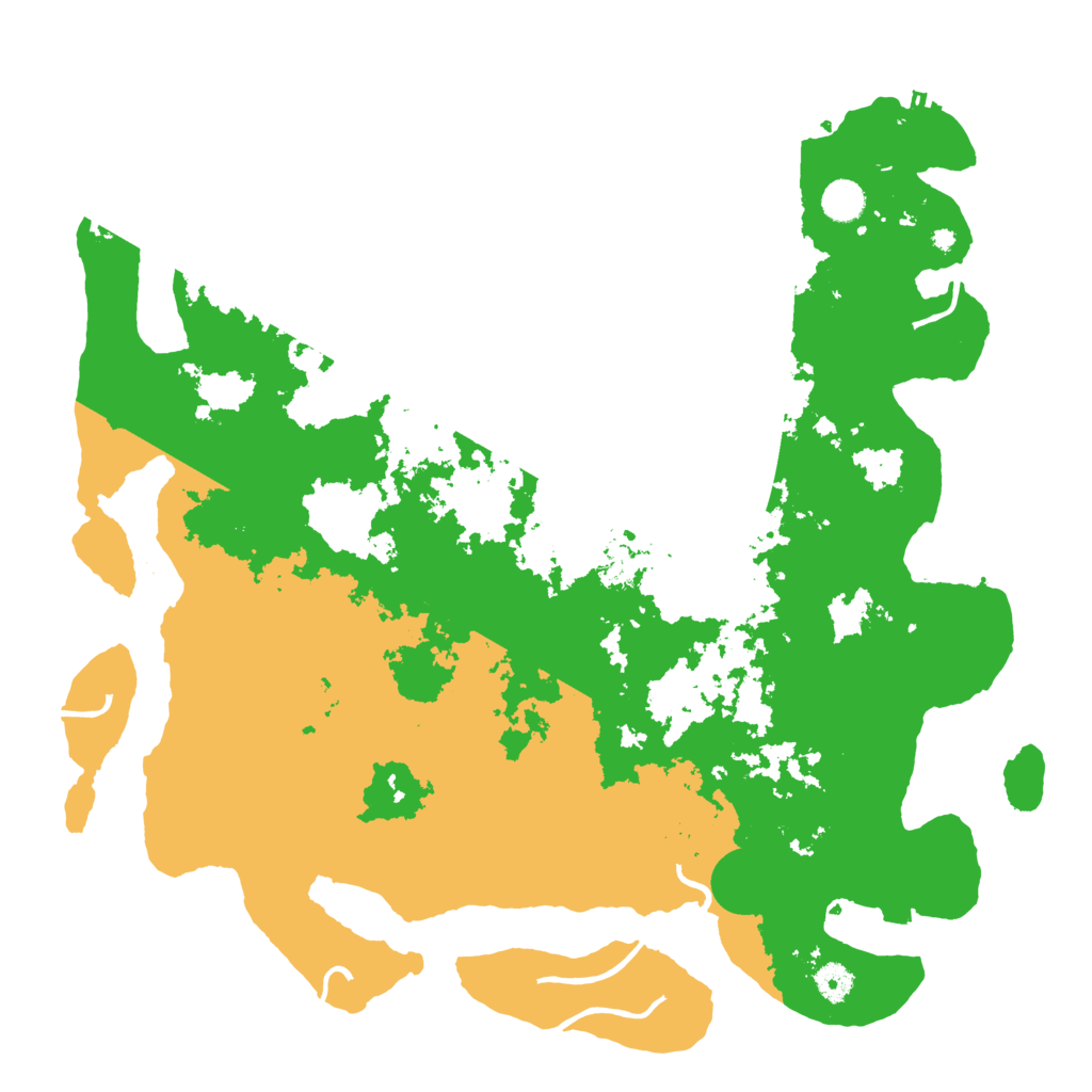 Biome Rust Map: Procedural Map, Size: 4500, Seed: 259522432