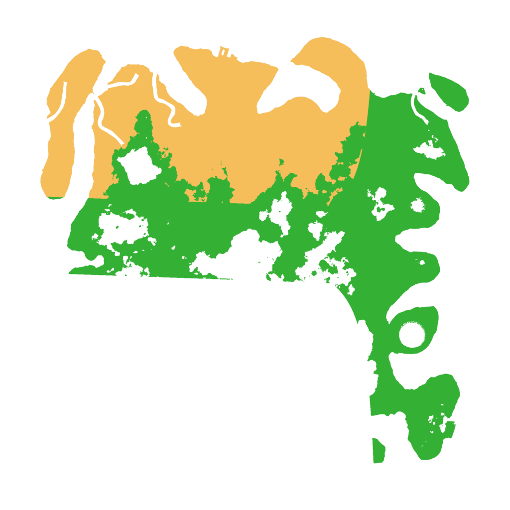 Biome Rust Map: Procedural Map, Size: 3500, Seed: 653657693