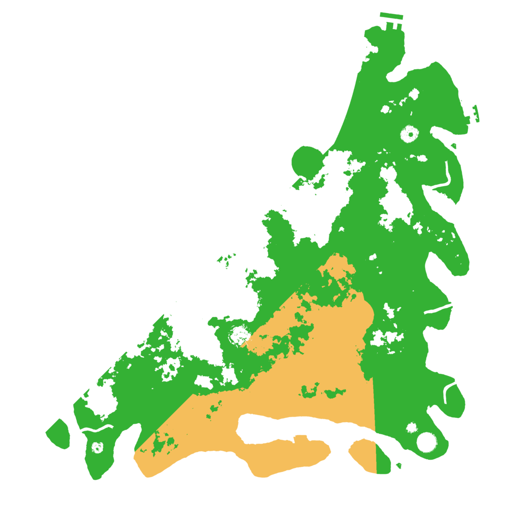 Biome Rust Map: Procedural Map, Size: 4500, Seed: 1031146210