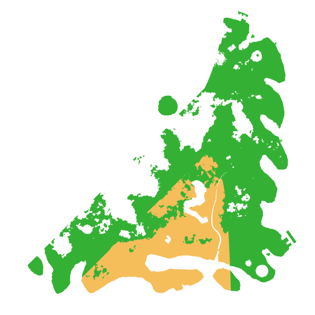 Biome Rust Map: Procedural Map, Size: 4500, Seed: 1031146210