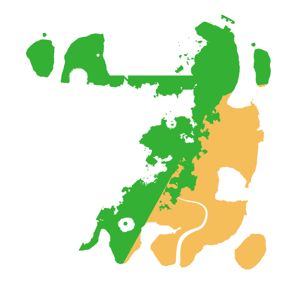 Biome Rust Map: Procedural Map, Size: 3000, Seed: 325401134
