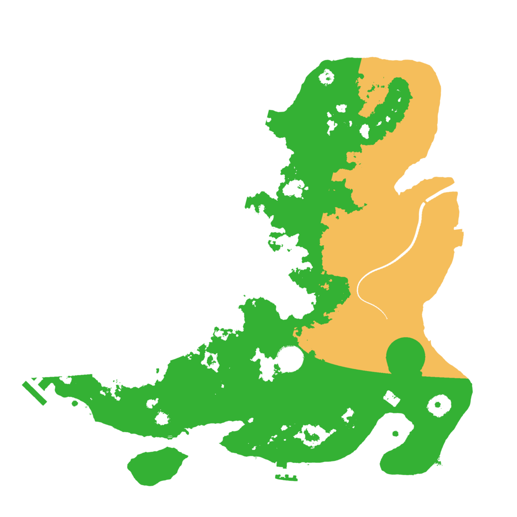 Biome Rust Map: Procedural Map, Size: 3500, Seed: 1944297571