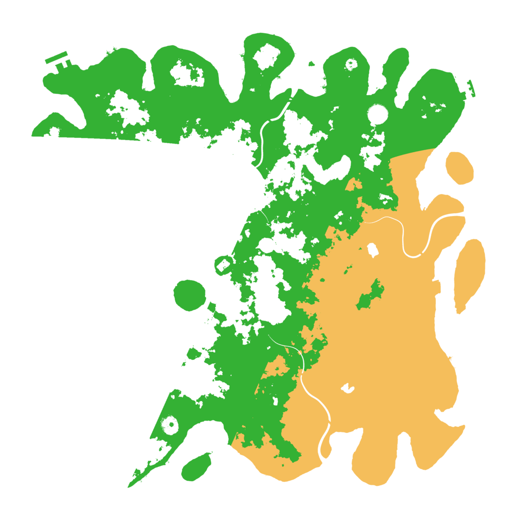 Biome Rust Map: Procedural Map, Size: 4500, Seed: 331948853