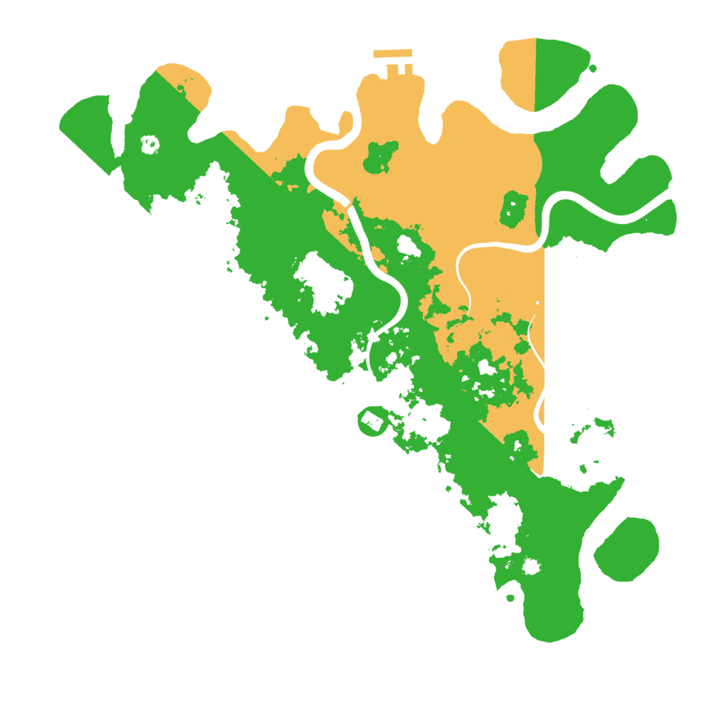 Biome Rust Map: Procedural Map, Size: 3800, Seed: 477625561
