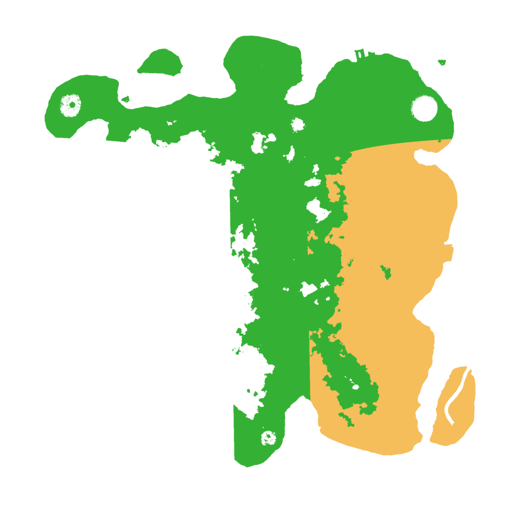 Biome Rust Map: Procedural Map, Size: 3500, Seed: 579552666