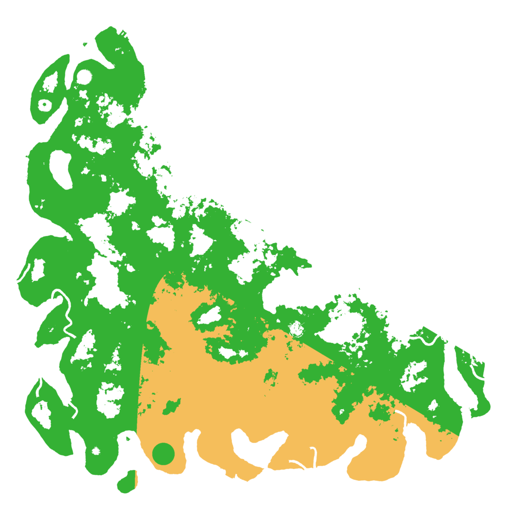 Biome Rust Map: Procedural Map, Size: 6000, Seed: 72649095