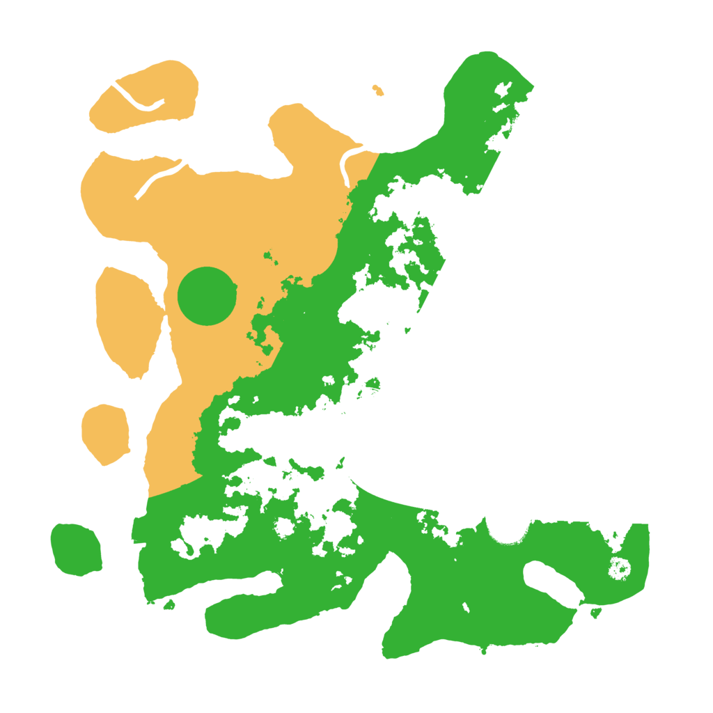 Biome Rust Map: Procedural Map, Size: 3200, Seed: 689759391