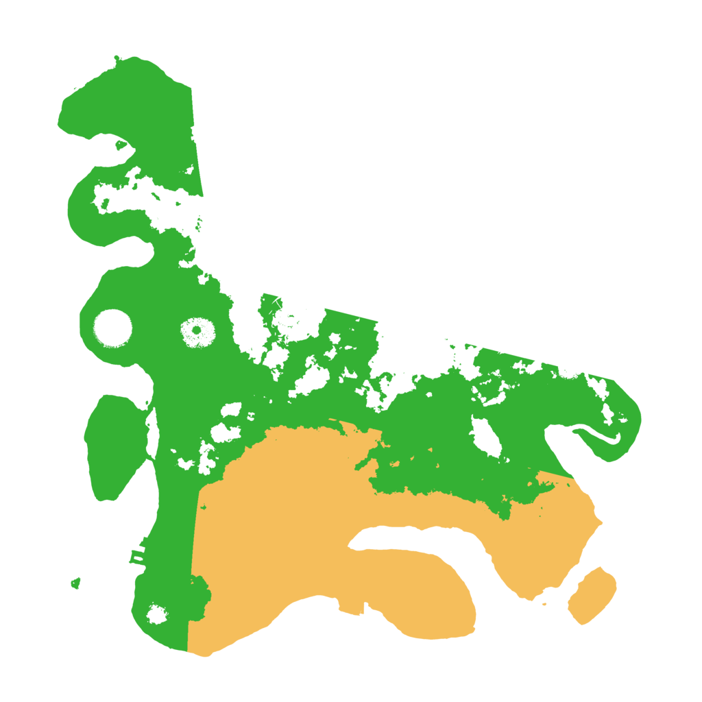 Biome Rust Map: Procedural Map, Size: 3250, Seed: 4677