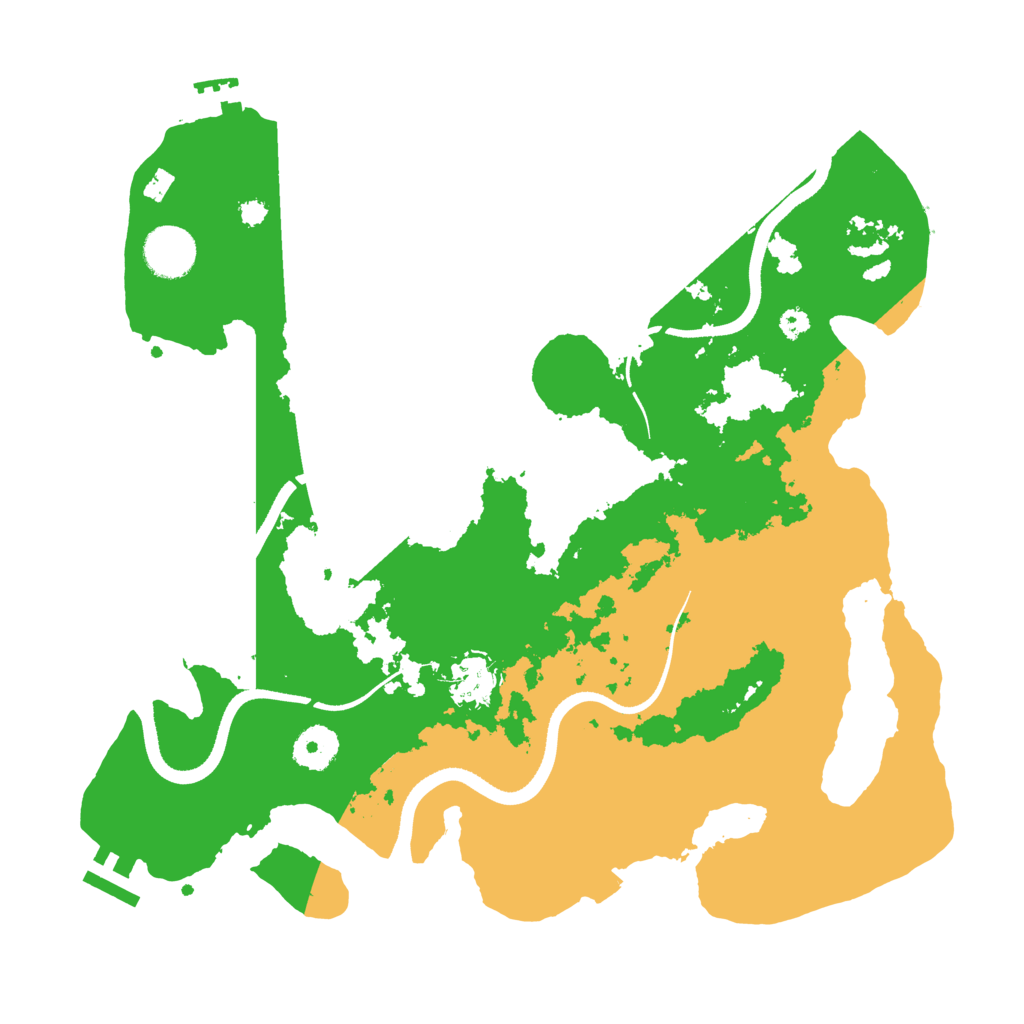 Biome Rust Map: Procedural Map, Size: 3500, Seed: 1946105457