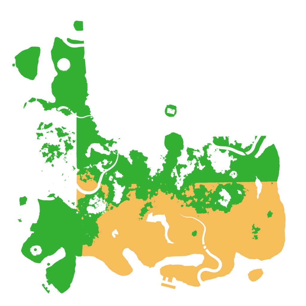 Biome Rust Map: Procedural Map, Size: 4260, Seed: 461344804