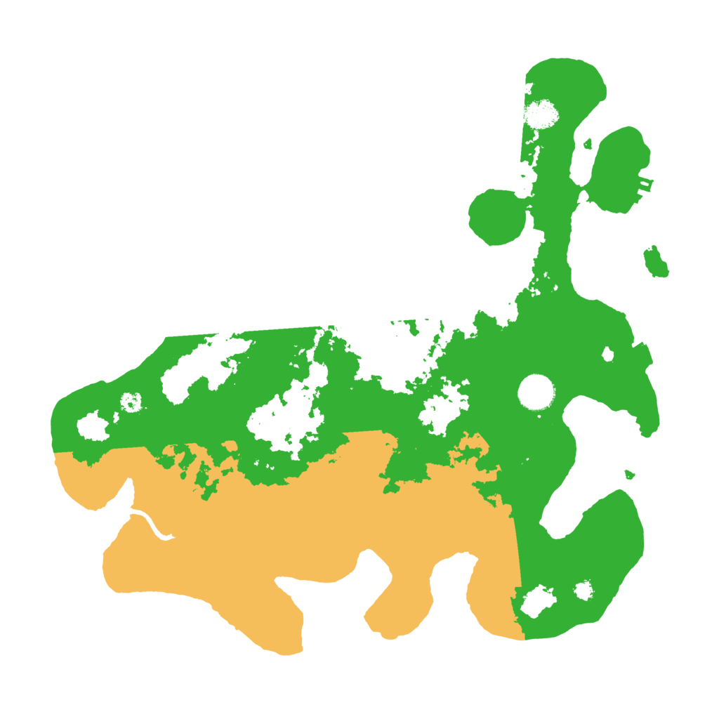 Biome Rust Map: Procedural Map, Size: 3500, Seed: 6951148