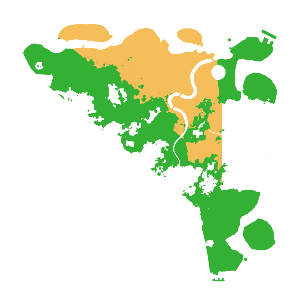 Biome Rust Map: Procedural Map, Size: 3750, Seed: 881353234